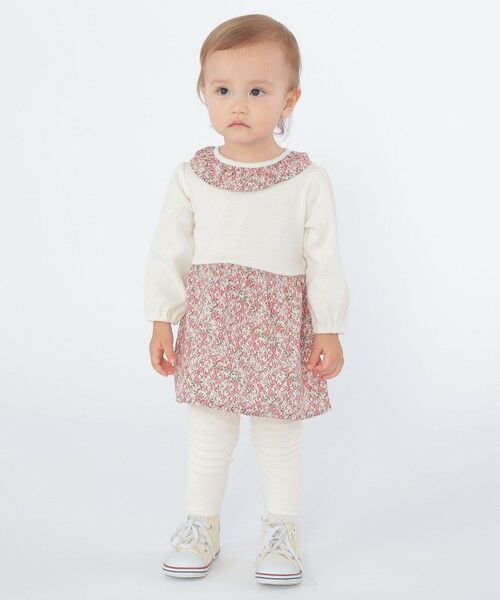 SHIPS / シップス ベビー・キッズグッズ | SHIPS KIDS:70〜80cm / フラワー レギンス セットロン パース | 詳細4