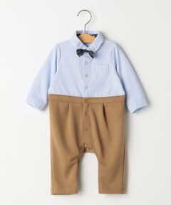 SHIPS / シップス ベビー・キッズグッズ | SHIPS KIDS:70〜80cm / 蝶ネクタイ 長袖 ロンパース