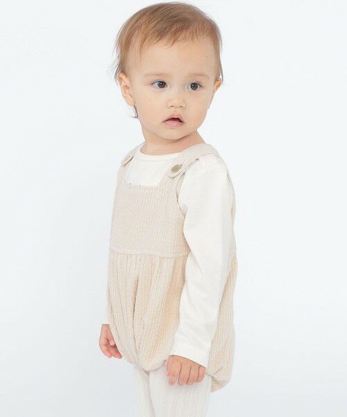 SHIPS / シップス ベビー・キッズグッズ | SHIPS KIDS:80〜90cm / コーデュロイ オーバーオール ロンパース | 詳細1