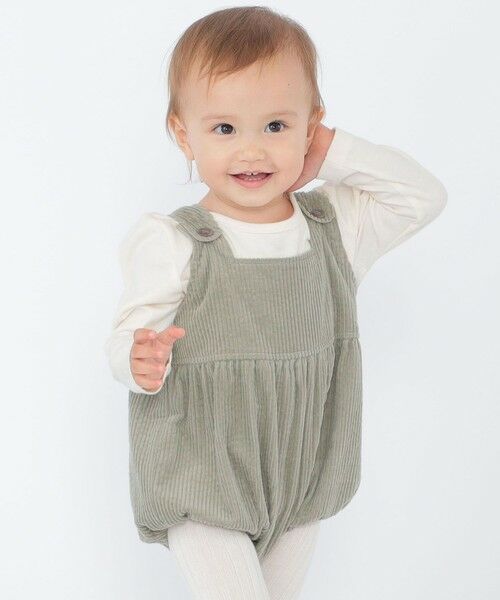 SHIPS / シップス ベビー・キッズグッズ | SHIPS KIDS:80〜90cm / コーデュロイ オーバーオール ロンパース | 詳細12