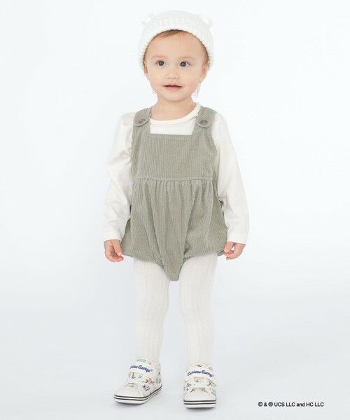 SHIPS / シップス ベビー・キッズグッズ | SHIPS KIDS:80〜90cm / コーデュロイ オーバーオール ロンパース | 詳細18