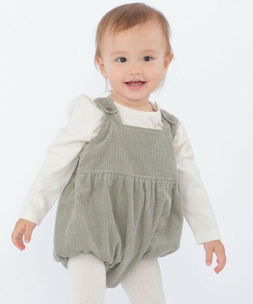 SHIPS / シップス ベビー・キッズグッズ | SHIPS KIDS:80〜90cm / コーデュロイ オーバーオール ロンパース | 詳細11