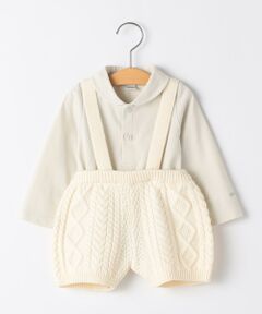 SHIPS / シップス ロンパース | SHIPS KIDS:70〜80cm /ニット セット ロンパース
