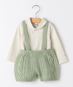 SHIPS / シップス ロンパース | SHIPS KIDS:70〜80cm /ニット セット ロンパース