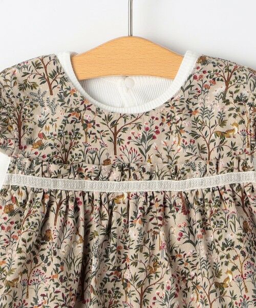 SHIPS / シップス ロンパース | SHIPS KIDS:70〜80cm / コーデュロイ ジャンスカ× テレコ ロンパース セット | 詳細4