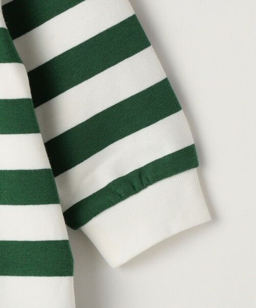 SHIPS / シップス ロンパース | SHIPS KIDS:70〜80cm / ボーダー ラガーシャツ ロンパース | 詳細3