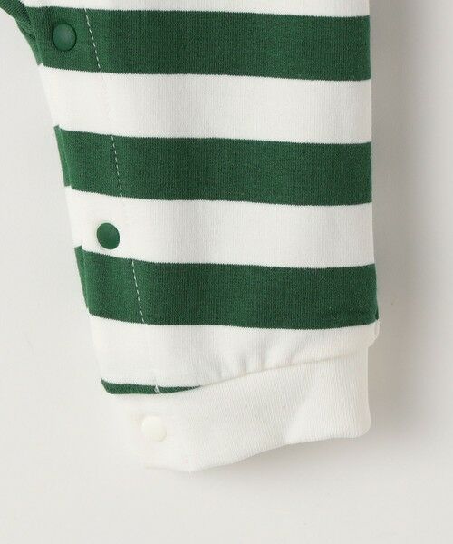 SHIPS / シップス ロンパース | SHIPS KIDS:70〜80cm / ボーダー ラガーシャツ ロンパース | 詳細4