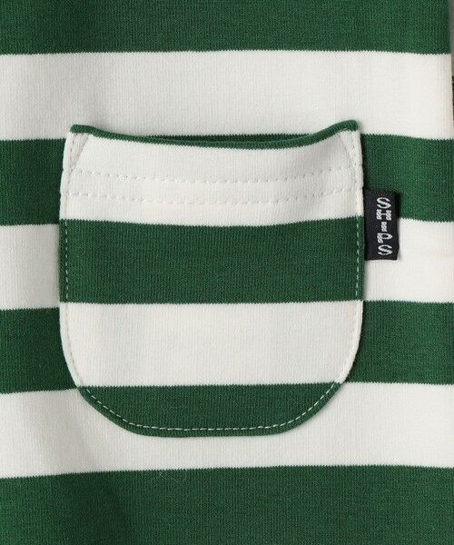 SHIPS / シップス ロンパース | SHIPS KIDS:70〜80cm / ボーダー ラガーシャツ ロンパース | 詳細6