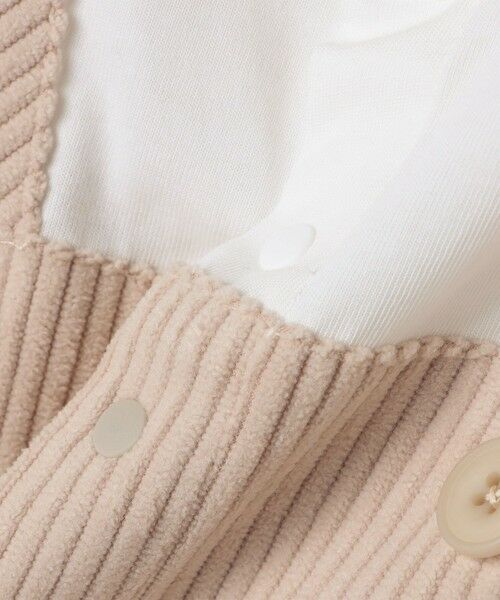 SHIPS / シップス ロンパース | SHIPS KIDS:70〜80cm / フェイク オーバーオール ロンパース | 詳細1