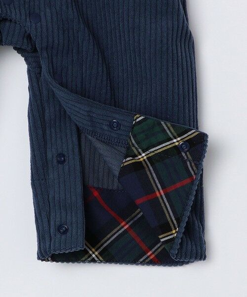 SHIPS / シップス ロンパース | SHIPS KIDS:70〜80cm / フェイク オーバーオール ロンパース | 詳細6