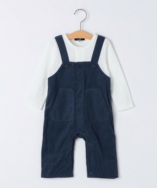 SHIPS/VbvX SHIPS KIDS:70`80cm / tFCN I[o[I[ p[X lCr[ 80