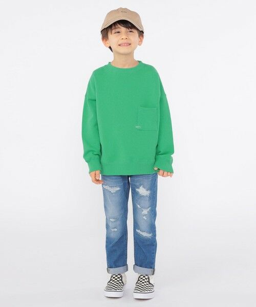 SHIPS / シップス その他パンツ | 【SHIPS KIDS別注】Lee:100〜160cm / クラッシュ デニム | 詳細4