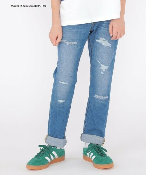 SHIPS / シップス その他パンツ | 【SHIPS KIDS別注】Lee:100〜160cm / クラッシュ デニム | 詳細6