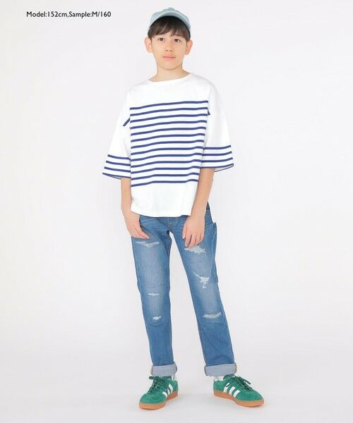 SHIPS / シップス その他パンツ | 【SHIPS KIDS別注】Lee:100〜160cm / クラッシュ デニム | 詳細9