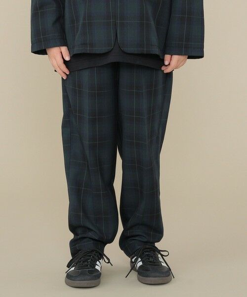 SHIPS / シップス その他パンツ | SHIPS KIDS:100〜130cm / 50th ANNIV セレモニー チェック タック パンツ | 詳細1