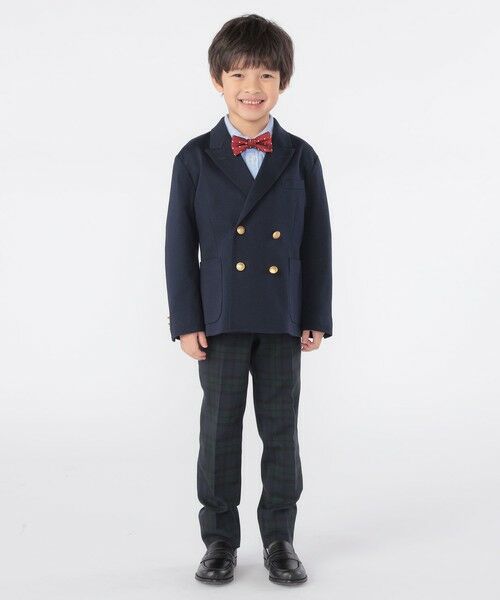 SHIPS / シップス その他パンツ | SHIPS KIDS:110〜130cm /〈洗濯機可能〉ウォッシャブル ブラックウォッチ ロング パンツ | 詳細1