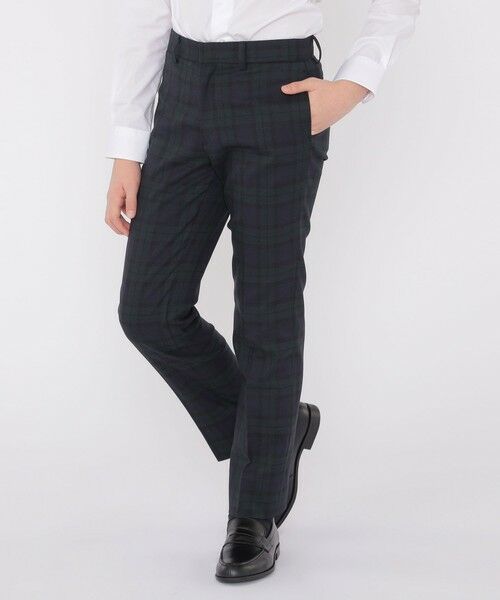 SHIPS / シップス その他パンツ | SHIPS KIDS:145〜160cm /〈洗濯機可能〉ウォッシャブル ブラックウォッチ ロング パンツ | 詳細2