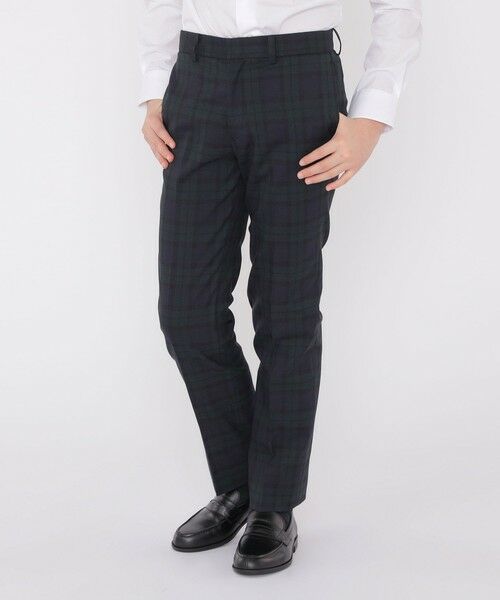 SHIPS / シップス その他パンツ | SHIPS KIDS:145〜160cm /〈洗濯機可能〉ウォッシャブル ブラックウォッチ ロング パンツ | 詳細3