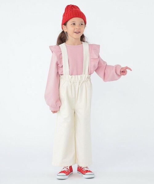 SHIPS / シップス その他パンツ | SHIPS KIDS:100〜130cm / コーデュロイ ストラップ ワイド パンツ | 詳細4