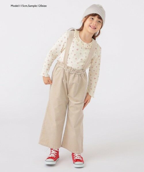 SHIPS / シップス その他パンツ | SHIPS KIDS:100〜130cm / コーデュロイ ストラップ ワイド パンツ | 詳細7