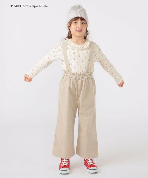 SHIPS / シップス その他パンツ | SHIPS KIDS:100〜130cm / コーデュロイ ストラップ ワイド パンツ | 詳細8
