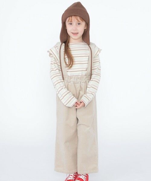 SHIPS / シップス その他パンツ | SHIPS KIDS:100〜130cm / コーデュロイ ストラップ ワイド パンツ(アイボリー)