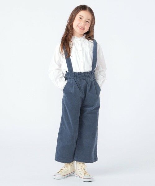 SHIPS / シップス その他パンツ | SHIPS KIDS:100〜130cm / コーデュロイ ストラップ ワイド パンツ(ライトブルー)