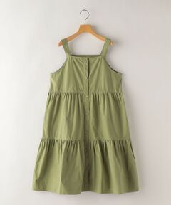 SHIPS / シップス ミニ・ひざ丈スカート | SHIPS KIDS:140〜150cm / コットン ジャンパー スカート