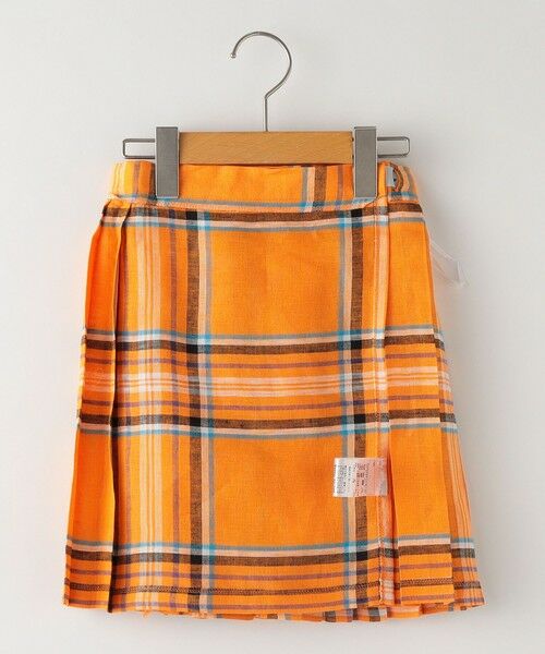 SHIPS / シップス ミニ・ひざ丈スカート | O'NEIL of DUBLIN:100〜130cm / リネン チェック キルト スカート | 詳細7