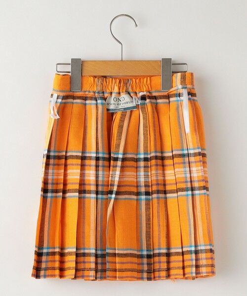 SHIPS / シップス ミニ・ひざ丈スカート | O'NEIL of DUBLIN:100〜130cm / リネン チェック キルト スカート | 詳細8