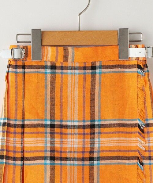 SHIPS / シップス ミニ・ひざ丈スカート | O'NEIL of DUBLIN:100〜130cm / リネン チェック キルト スカート | 詳細9