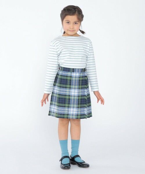 SHIPS / シップス ミニ・ひざ丈スカート | O'NEIL of DUBLIN:100〜130cm / リネン チェック キルト スカート | 詳細16