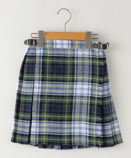 SHIPS / シップス ミニ・ひざ丈スカート | O'NEIL of DUBLIN:100〜130cm / リネン チェック キルト スカート | 詳細18