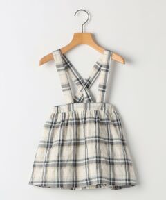 SHIPS / シップス ミニ・ひざ丈スカート | SHIPS KIDS:ストラップ チェック スカート