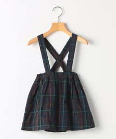 SHIPS / シップス ミニ・ひざ丈スカート | SHIPS KIDS:ストラップ チェック スカート