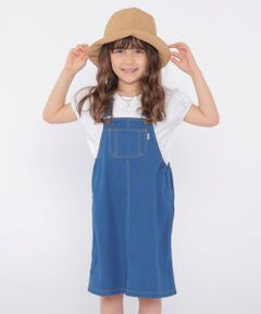 SHIPS / シップス ミニ・ひざ丈スカート | SHIPS KIDS:100〜130cm / デニム オーバーオール スカート