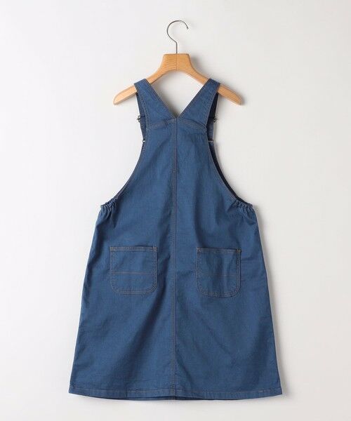 SHIPS / シップス ミニ・ひざ丈スカート | SHIPS KIDS:140〜150cm / デニム オーバーオール スカート | 詳細1