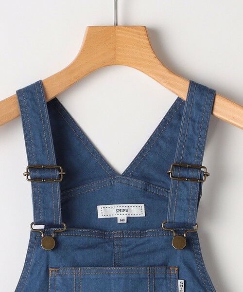 SHIPS / シップス ミニ・ひざ丈スカート | SHIPS KIDS:140〜150cm / デニム オーバーオール スカート | 詳細2