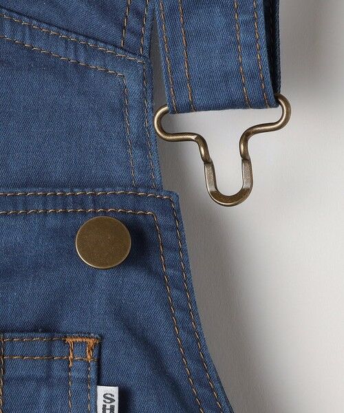 SHIPS / シップス ミニ・ひざ丈スカート | SHIPS KIDS:140〜150cm / デニム オーバーオール スカート | 詳細4