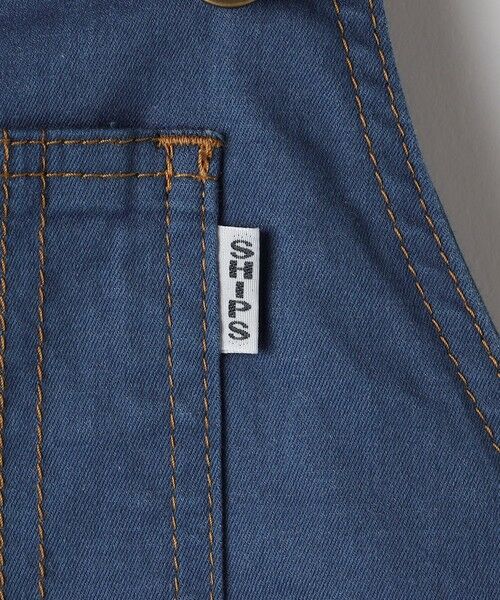 SHIPS / シップス ミニ・ひざ丈スカート | SHIPS KIDS:140〜150cm / デニム オーバーオール スカート | 詳細5