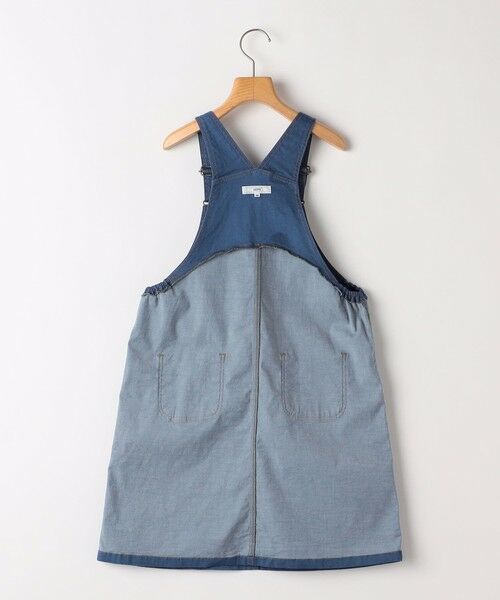 SHIPS / シップス ミニ・ひざ丈スカート | SHIPS KIDS:140〜150cm / デニム オーバーオール スカート | 詳細8