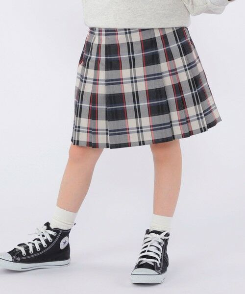 SHIPS / シップス ミニ・ひざ丈スカート | SHIPS KIDS:100〜130cm / チェック プリーツ スカート | 詳細3