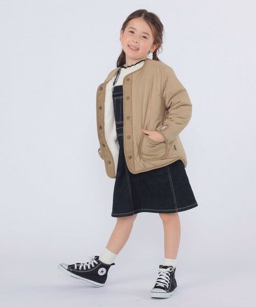 SHIPS / シップス ミニ・ひざ丈スカート | SHIPS KIDS:100〜130cm /デニム オーバーオール スカート | 詳細8