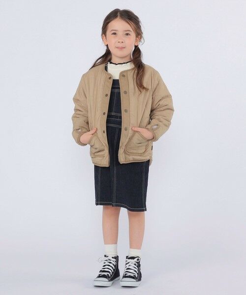 SHIPS / シップス ミニ・ひざ丈スカート | SHIPS KIDS:100〜130cm /デニム オーバーオール スカート | 詳細9