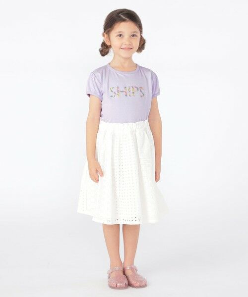 SHIPS / シップス ミニ・ひざ丈スカート | SHIPS KIDS:100〜130cm / レース ギャザー スカート | 詳細10