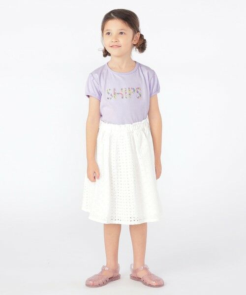 SHIPS / シップス ミニ・ひざ丈スカート | SHIPS KIDS:100〜130cm / レース ギャザー スカート | 詳細12