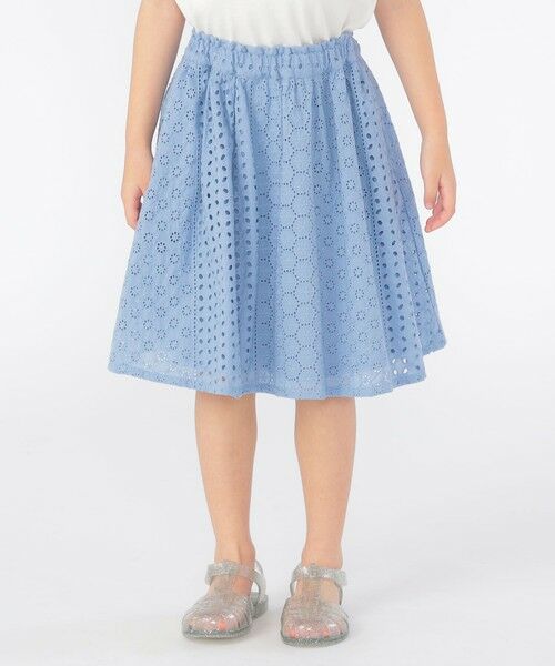 SHIPS / シップス ミニ・ひざ丈スカート | SHIPS KIDS:100〜130cm / レース ギャザー スカート | 詳細16