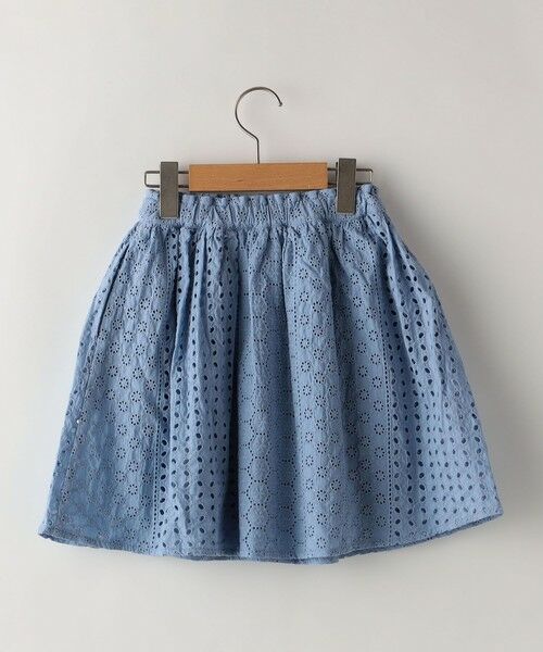 SHIPS / シップス ミニ・ひざ丈スカート | SHIPS KIDS:100〜130cm / レース ギャザー スカート | 詳細30