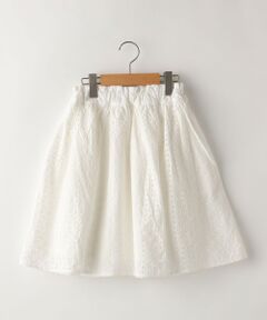 SHIPS / シップス ミニ・ひざ丈スカート | SHIPS KIDS:140〜150cm / レース ギャザー スカート