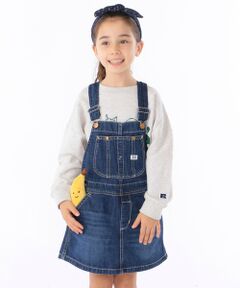 SHIPS / シップス ミニ・ひざ丈スカート | Lee:デニム オーバーオール スカート(100〜120cm)